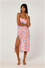 Floral Print Satin Gown product image 1