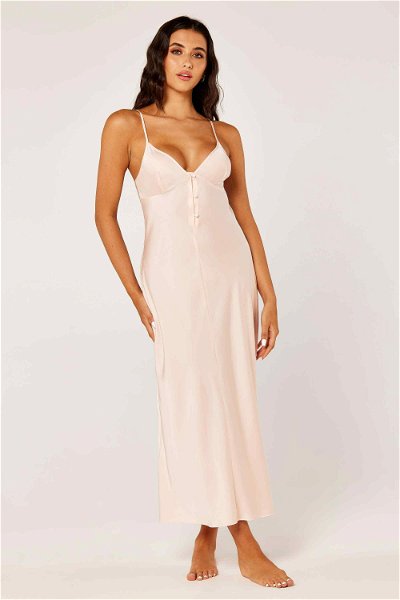 Maxi Gown with Elegant Deep Cut product image