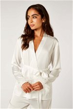 Bridal Pyjama Set with Feather Trims product image 2