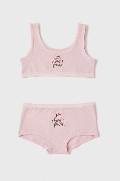 Girl Power Bra and Panty Set for Girls product image