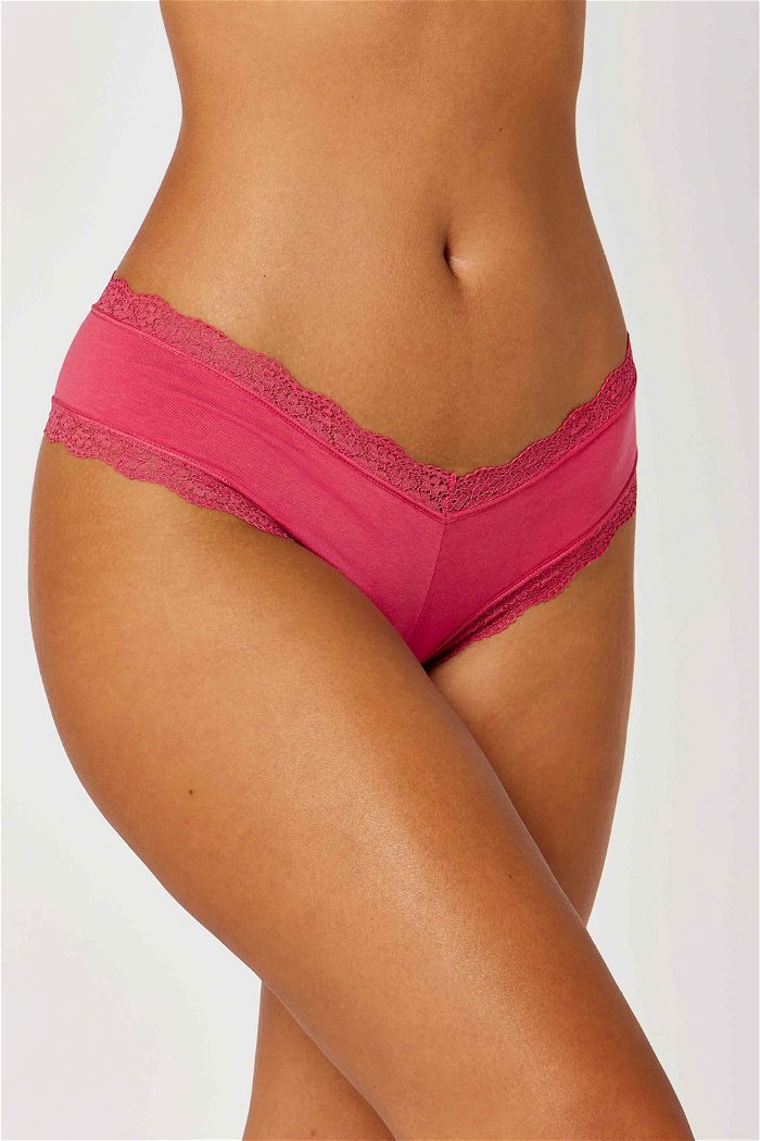 Cheeky Lace Trim Low-Cut Brief product image 1