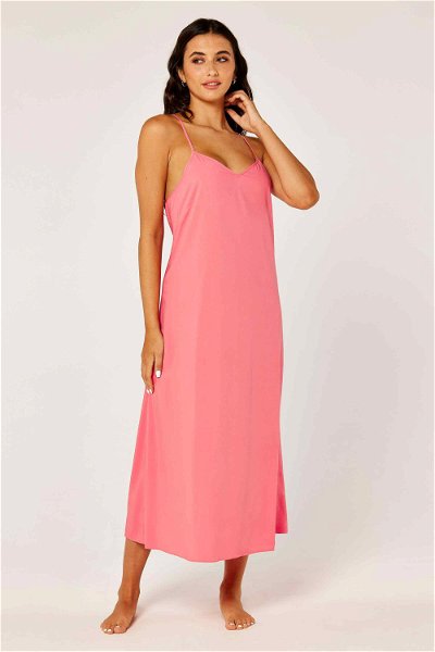 Midi Flowy V-Neck Nightgown product image