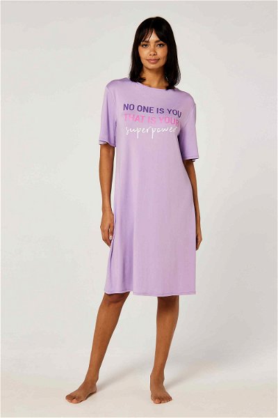 Empowering Slogan Night Gown product image