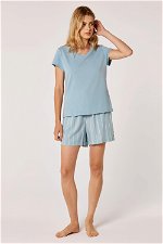 Striped Two-Piece Pajama Set for Women product image 1