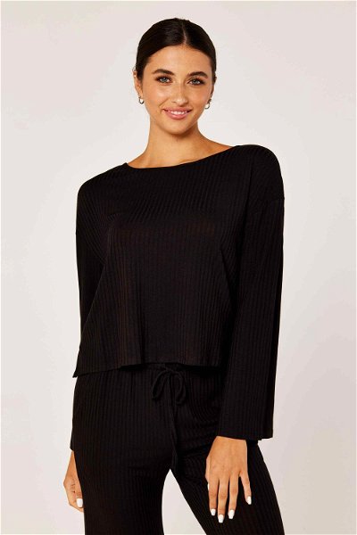 Loose Fit Ribbed Top product image