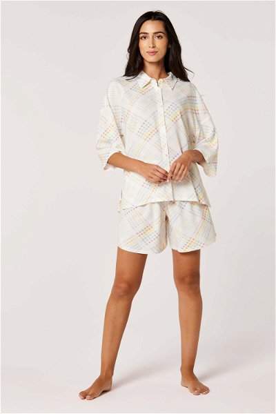 Wide-Cut Pajama Shorts product image