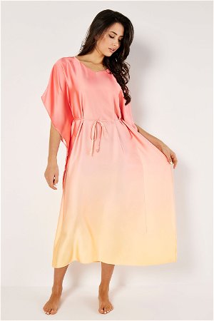 Belted Dress with Ombre Colors product image