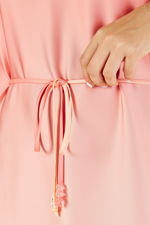 فستان واسع بحزام وألوان متدرجة product image 2