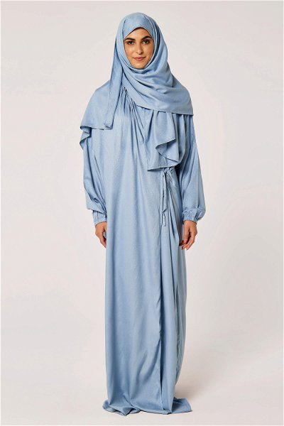 Prayer Dress with Side Tie and Matching Veil product image