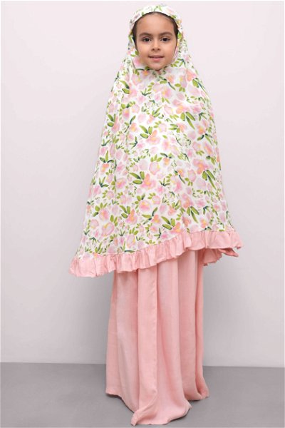 Prayer Dress with Printed Veil for Girls product image