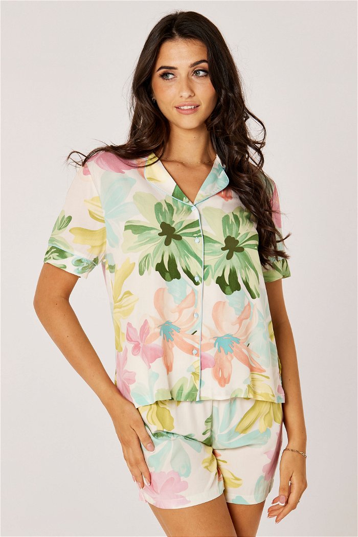 Flower-Printed Pajama Set product image 1