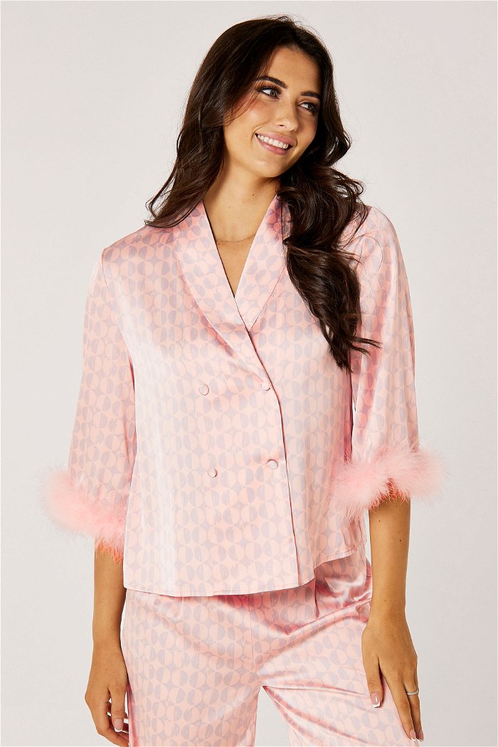Pajama Set with Feather Details product image 1