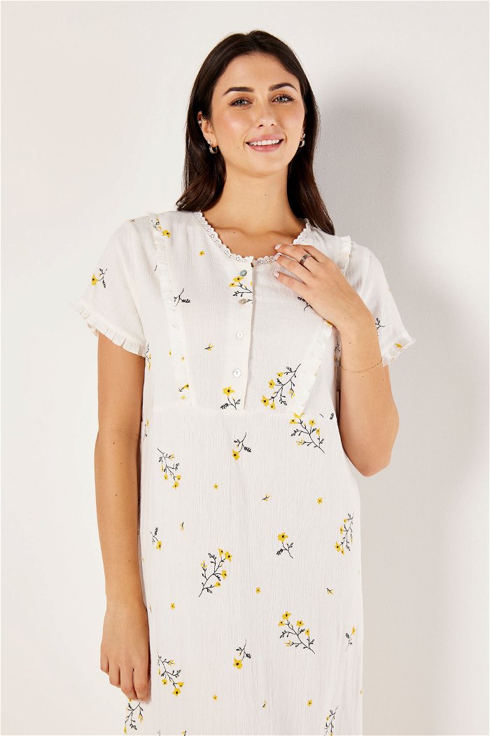 Printed Midi Night Gown product image 2