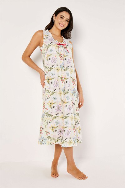 Flower Printed Midi Gown product image