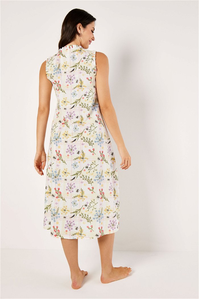 Flower Printed Midi Gown product image 4
