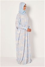 Flower Printed Prayer Dress with Matching Veil product image 2