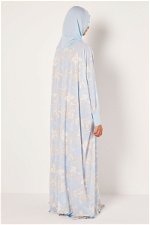 Flower Printed Prayer Dress with Matching Veil product image 4