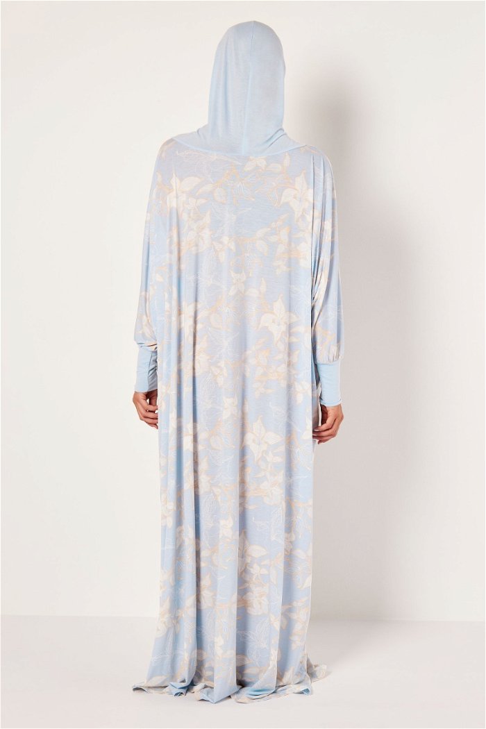 Flower Printed Prayer Dress with Matching Veil product image 5