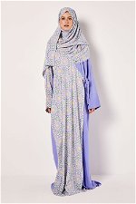 Side Open Prayer Dress with Matching Veil and Side Tie product image 1
