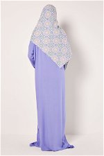 Side Open Prayer Dress with Matching Veil and Side Tie product image 4
