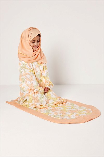 Girl's Prayer Drees and Mat Set with Matching Bag product image