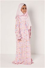 Girl's Zipper Prayer Dress with Matching Veil and Elastic Sleeves product image 4