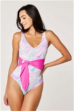 Printed One-Piece Swimsuit product image 1