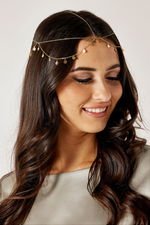 ربطة شعر بسلسلة ذهبية product image 1