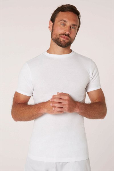 Men's High Collar Underwear T-Shirt product image