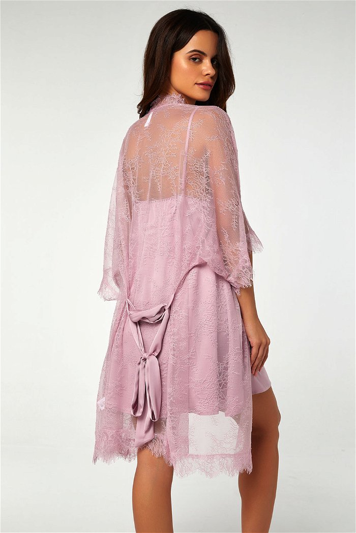 Flirty Lace Open Robe for Romantic Evenings product image 2