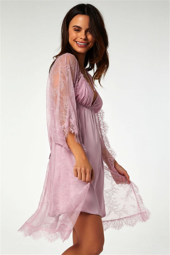 Flirty Lace Open Robe for Romantic Evenings product image 5