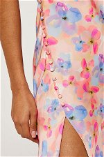 Floral Print Satin Gown product image 6