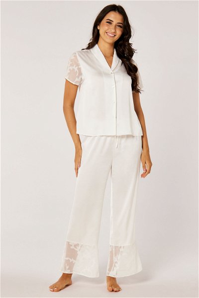 Bridal Lace Embellished Pajama Set product image