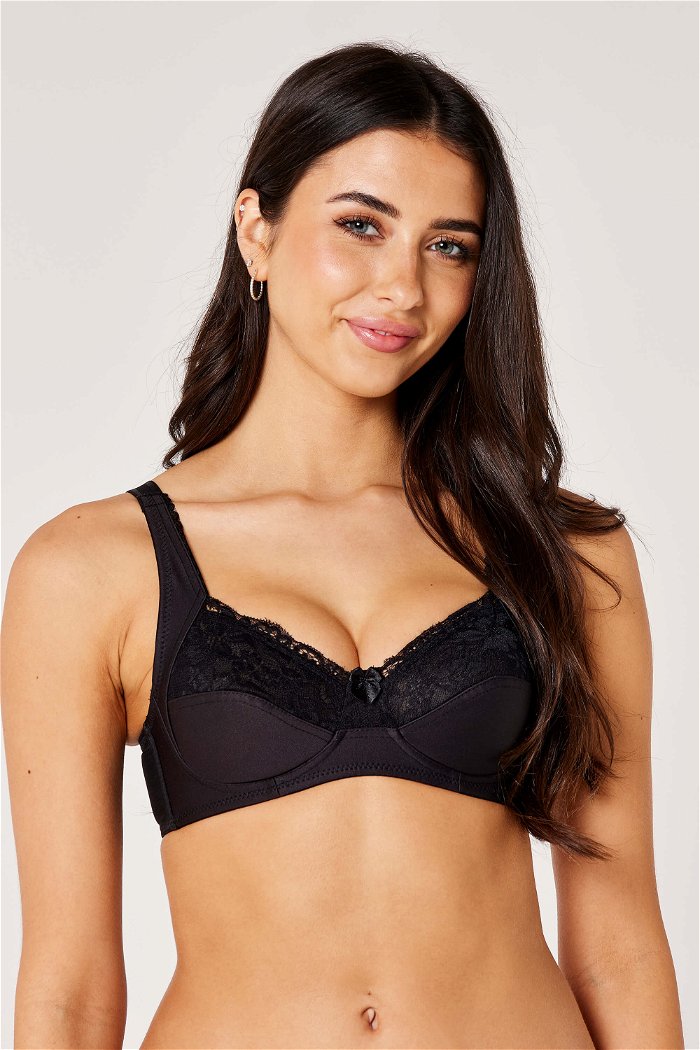 Non-Wired Bra with lace product image 4