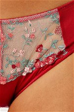 Romantic Flower Embroidered Low Waist Brief product image 6