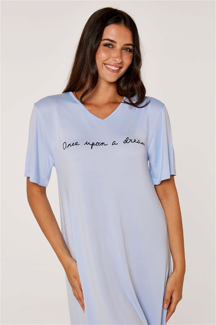 Pack of 2 Night Gowns with Printed and Slogan Designs product image 8