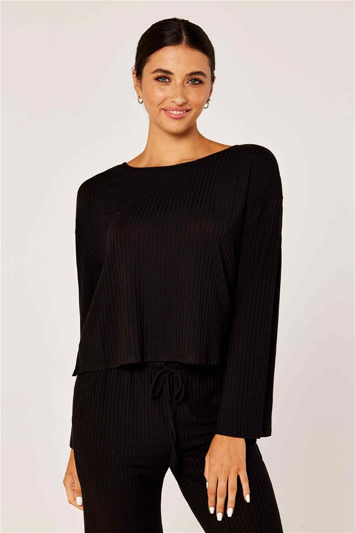 Loose Fit Ribbed Top product image 2