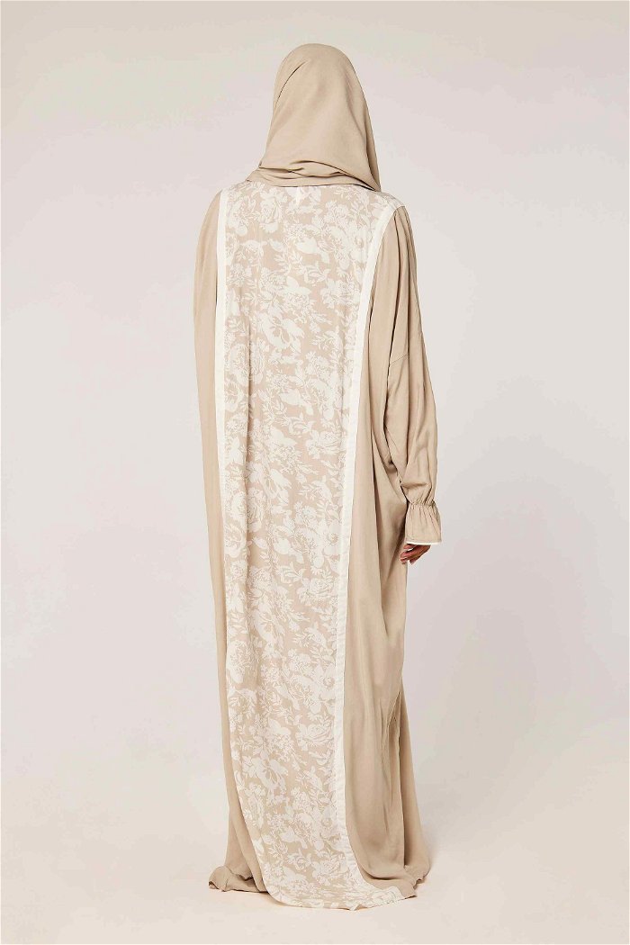 Flower Print Layered Prayer Dress with Matching Veil product image 4