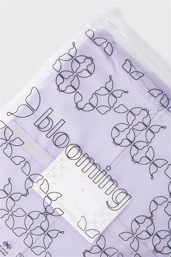 Zippered Flower Print Prayer Dress with Matching Veil product image 9