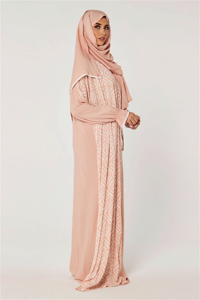 Elegant Side Tie Prayer Dress with Matching Veil product image 4