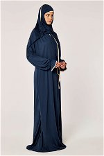 شرشف صلاة مفتوح من الجانب مع حجاب مطابق product image 3
