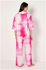 2 Piecse Wide Cut Tie Dye lounging Set product image 3