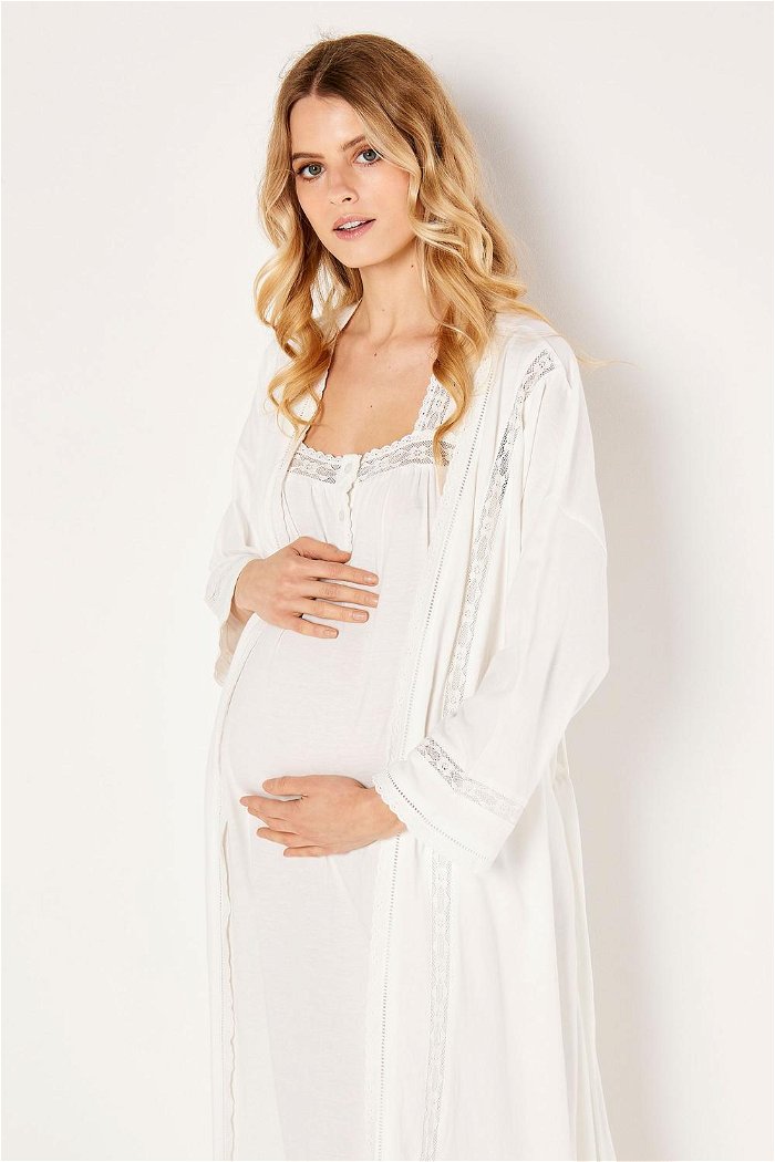 2 Piecse Maternity Gown and Robe Set product image 6