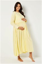 Embroidered Maternity Maxi Dress product image 4