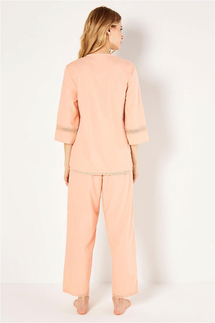 Classic Pyjama Set with Lace Details product image 5