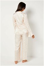 Satin Pyjama Set with Ruffle Details product image 5