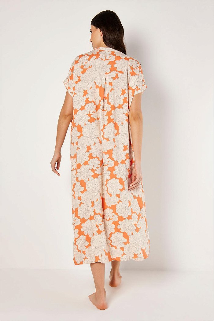 Wide Flower Printed Gown product image 2