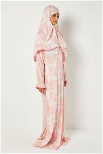Side Open Prayer Dress with Printed Side and Veil product image 2