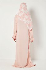 Side Open Prayer Dress with Printed Side and Veil product image 3