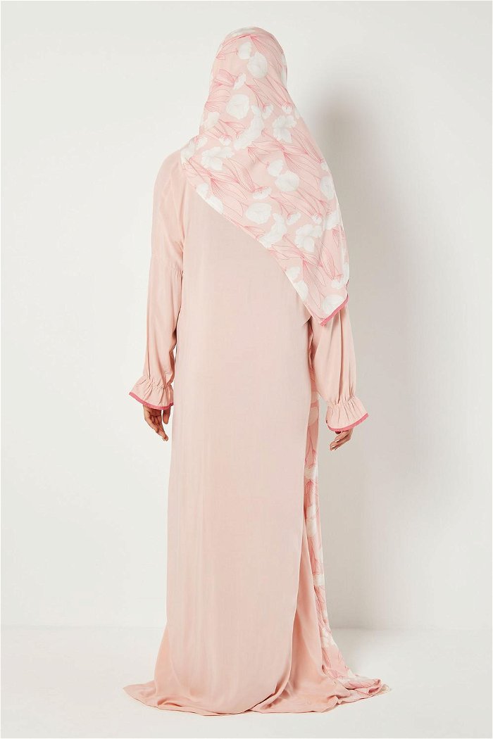 شرشف صلاة بربطة جانبية مع طباعة على الجانب والحجاب product image 3